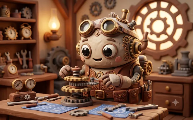 3D 픽사 스타일·클레이메이션 — 손끝의 온기가 남은 3D